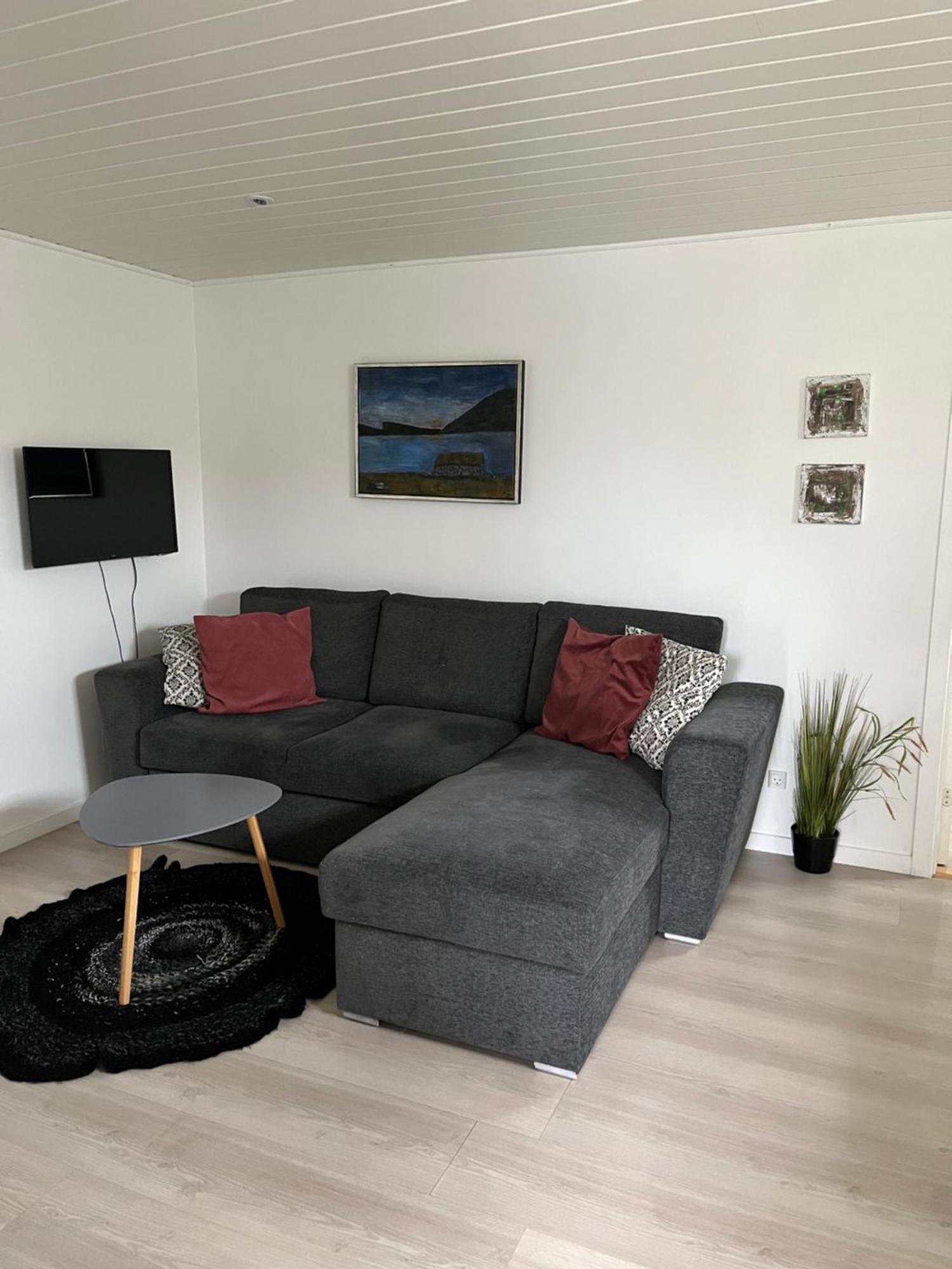 Cosy Groundfloor Apartment Sorvagur Bagian luar foto